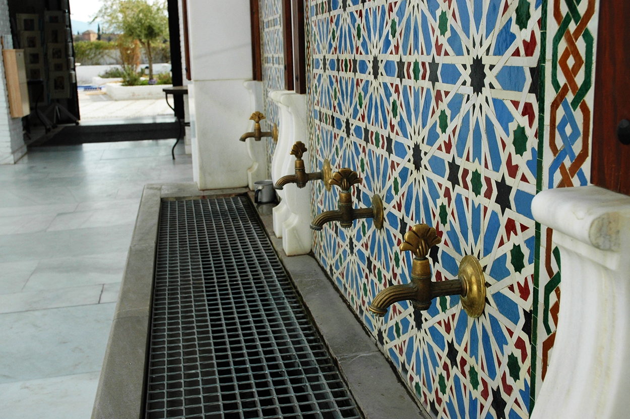 Water Fountains - Mezquita in Granada Water Fountains - Mezquita in Granada